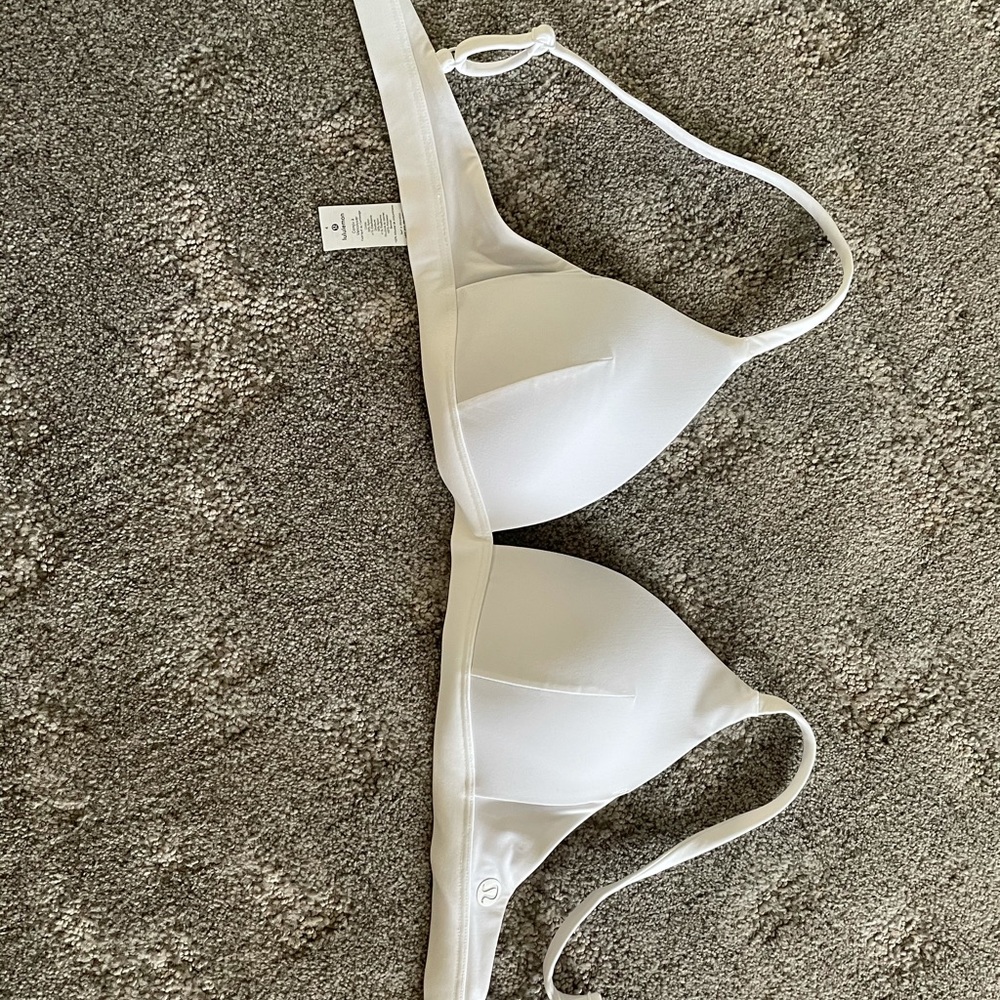 White Lululemon Swim Top